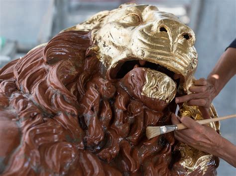 chanel statue|The Famed Venice Lion Has Been Restored, Thanks .